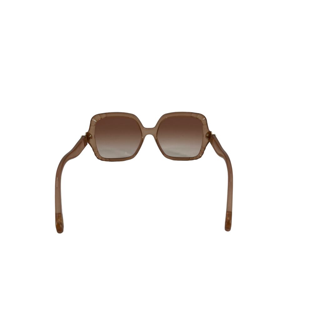Chloe Womens Sunglasses Square Oversized Nude Gradient Lens Non Polarized CE746S - Picture 3 of 10